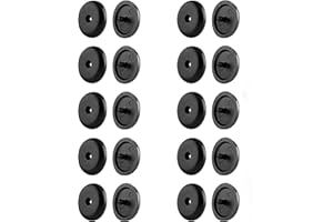 DACATOOW 10Pcs Seat Belt Clip Seat Belt Stop Buttons Seat Belt Buckle Seat-Belt Stopper Clips Snap-On System No Welding Required Anti- slip Practical Seat Belt Stopper Retainer Buckle Buttons(Black)
