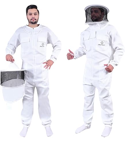 Tuta Apicoltore Professionale TOOSOAR Con Guanti - Completa Protezione Per Api, Taglia XL - Foto 13