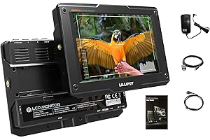 Lilliput H7 7 Inch 4K DSLR Field Monitor Ultra Bright 1800nit HDMI Input Output 1920x1200 IPS HDR, 3D-LUT & Color Space,Level Meter,Histogram,Focus Peaking (H7 HDMI)
