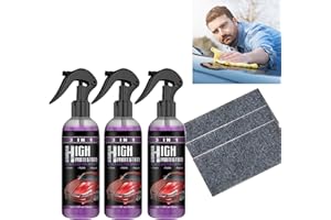Bonseor 3 in 1 High Protection Fast Car Ceramic Coating Spray, Car Scratch Repair Spray, Car Nano Spray Scratch Repair, Nano Spray Coating for Cars, High Protection 3 in 1 Spray (3 PCS)
