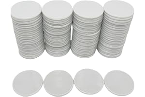 SmartDealsPro 100 Stück 25 mm/2,5 cm blickdichtem Kunststoff lernen Zählen Marken Poker Chips mit Aufbewahrungsbox, grau