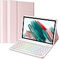 TaIYanG Backlit Keyboard Case for Galaxy Tab A8 10.5 Inch 2022, Detachable Wireless Keyboard, Protective Cover Case Compatible Samsung Galaxy Tab A8 10.5" SM-X200 X205 X207 Tablet, Pink