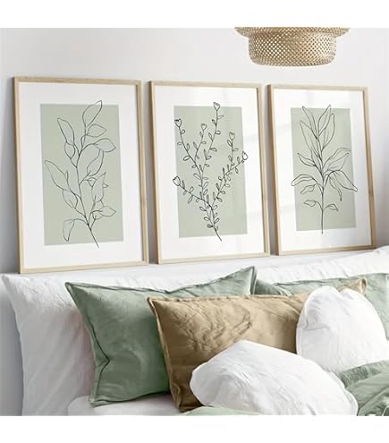 6er Poster Set Winter & Weihnachten - Moderne Leinwandbilder 30x40cm