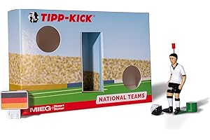 TIPP-KICK Deutschland-Box I Original Set Deutschland-Star-Kicker & Deutschland-Soundchip in der Torwandbox I Figur Spiel I Zubehör