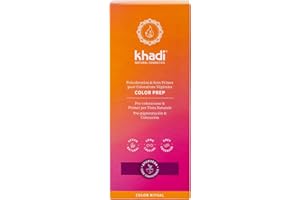 ‎KHADI khadi COLOR PREP Pflanzenhaarfarbe - Haarfarbe zur Vorpigmentierung für ein intensives Farbergebnis & Vorbereitung auf die Färbung - 100g