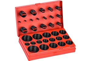 HATANSE 419 Pezz Gomma O-Ring Guarnizione Kit 3-50mm 32 misure O Ring Guarnizioni di Tenuta per Tubo Flessibile, Rubinetti, Automotive, Cavo