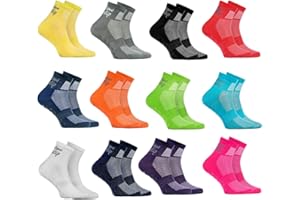 Rainbow Socks - Ragazza Ragazzo Sportive Calze Antiscivolo ABS di Cotone