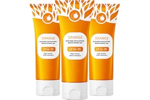 QIXFYZE Orange Exfoliating Gel Lf16-35, 2025 Sanftes und Dennoch Wirksames Peeling für Strahlende Haut, Reinigungs Peeling Gel mit Orangenenzym - Tiefenreinigung für Gesicht und Körper(3pack)