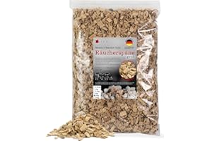 Moritz 15 kg de copeaux de fumage en hêtre grossier, 6 à 12 mm, pour fumage à froid et barbecue