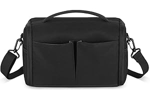 BAICLES Sacoche pour Appareil Photo Antichoc Sac Photo Bandouliere pour Homme/Femme Housses pour Appareils Photo Reflex pour Canon Nikon Sony Fuji DSLR SLR Mirrorless Objectif