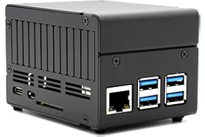 KKSB CASES Boîtier métallique KKSB pour Carte de développement Beagley-AI - Espace pour Les modules complémentaires, BeagleBoard CAPEen et refroidisseurs à Profil Bas