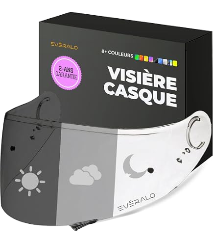 BSTOP Visière de casque photochromique pour SHOEI GT Air1/2 Neotec CNS-1 TC-5/9 X14 Z7 CWR1 Xspirit Z8 X15 RF1400 CWR-F2 NXR1/2 (GT transparent)