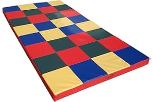 NIRO SPORT NiroSport Materassino da Ginnastica 200 x 100 x 8 cm tappetino da ginnastica tappetino sportivo tappetino pieghevole morbido tappetino pieghevole letto per gli ospiti