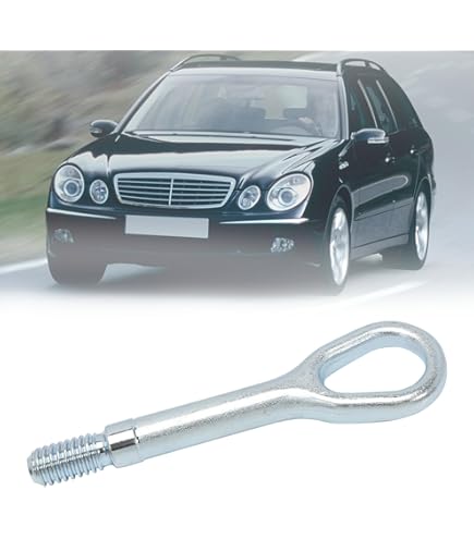 Bumper Sleephaak Afdekking Auto Voor Achter Bumper Sleephaak Afdekkap Aanhangwagen Trekoog Deksel Ongeverfd Voor Mercedes Voor Benz C-Klasse W204 Sedan 2007-2011 Auto Sleepoog Kap(VOORKANT EN ACHTERKA