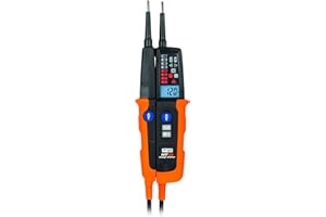 HT Instruments - Tester di tensione (CAT IV) a 2 poli con alimentazione fino a 1000 V AC/DC