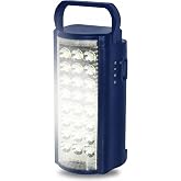 Amber LED 24 Ledli Taşınabilir Işıldak Kamp Feneri El Feneri - Mavi