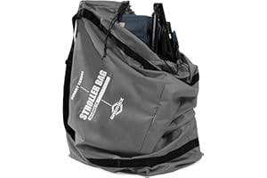 GREMEX uniwersalna torba transportowa do wózka dziecięcego - torba transportowa do wózka na samolot - pokrowiec na wózek na samolot - wodoodporna i odporna na rozdarcia torba na wózek dziecięcy