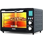 Philips HD6975/00 Digital Oven Toaster Grill, 25 Litre OTG, 1500 Watt with Opti Temp Technology, Chamber light and 10 preset 