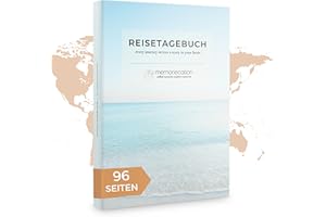 ‎MEMORIECATION memoriecation® Reisetagebuch zum Selberschreiben - Dein inspirierendes Tagebuch für mehrere Reisen, Weltreise oder den nächsten Urlaub - Perfektes Reise Geschenk für Weltenbummler - Travel Journal, A5