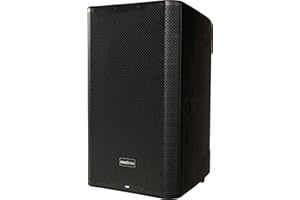 WOODBRASS DXPRO 15 Enceinte Active Amplifiée Sonorisation Puissante Bluetooth 15" - Class-D 125db - Robuste, Transportable, 3 entrées, sans Fil, DSP - DJ, Conférence, Concert