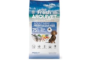 Arquivet Fresh Mini Ocean Fish - Poisson Frais de l'océan - Nourriture Semi-Humide pour Chiens de Petite Race - 1 kg