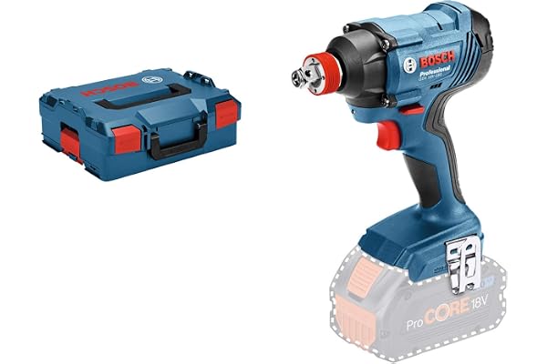 Bosch Professional 06019G5202 Visseuse à Chocs GDX 18 V-180 (18 V, Max. : 180 Nm, Coffret L-Boxx) 36.0 Bleu 1 06019G5202