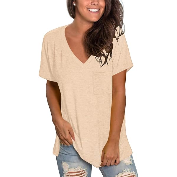 T-Shirt Femme Épaules Nues - Col V Et Manches Courtes - Haut Léger Et Élégant Pour Été