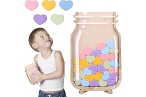 ARONRAVE Stern Belohnungsglas for Kinder, Motivierendes Belohnungsglas Belohnungsglas für Gutes Benehmen Star Reward Jars Personalisierte Sterne Belohnungsglas für Kinder (AX)