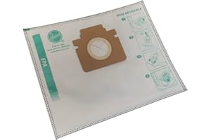 Hoover Worki do odkurzacza H88, oryginalne, z mikrofibry, czysta EPA, antyzapachowa, dodatkowe filtrowanie, kompatybilne z Hoover H-ENERGY 500, 4 sztuki