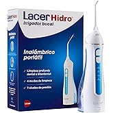 LACER HIDRO - Irrigador Bucal Portátil e Inalámbrico, con 2 Recambios, Limpieza Interdental Rápida y Eficaz, 4 Modos de Limpi