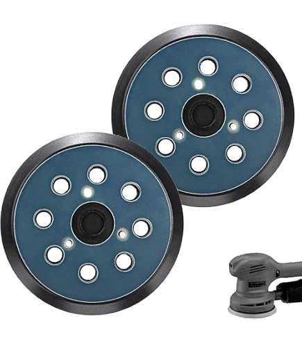 Platorello Abrasivo 125 mm con Gancio e Loop 8 Fori Compatibile con Bosch PEX 300 AE e PEX 400 AE Levigatrice Eccentrica da Poweka (Bianco