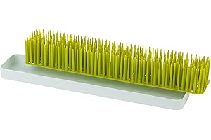 Toomies TOMY Boon PATCH Countertop Drying Rack For Baby Bottles And Accessories , Stylish Nursery Accessories , Baby Essentials for New Parents, BPA Green, Bizak