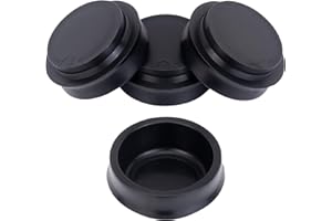 BULLDOG CASTORS Set of 4 - Castor Cups (Caster Cups) – Floor Protection - Suitable for upto 40mm Wheel Diameter (Furniture, Appliances, etc)