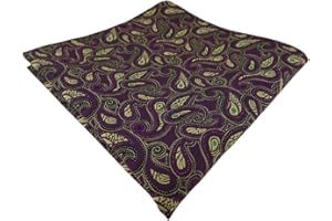 TigerTie Pochette de poche design à motifs cachemire - Dimensions : 30 x 30 cm