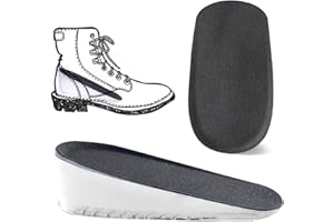 UHELTOSLY Talonnettes,Gel talon coussin,1 Paire 3CM Doux Talonette Tendon D'achille en Silicone,Semelle Surélevée pour Soulage Douleurs Pieds Set C