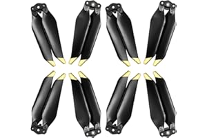 Bocguy 8 Piezas Hélice Mavic Pro, Drone Mavic Pro Hélices con Diseño de Liberación Rápida, Hélices para Mavic Pro Accesorios para Reemplazo de Drones, 8331F Elices Mavic Pro (Oro)