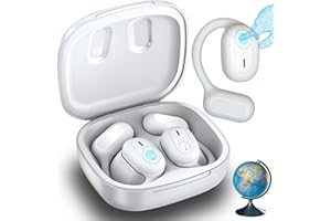 SMD35 Ai Translation Headphones 144+ Languages Headphones Translator Real Time with App, 5.4 Bluetooth Translation Headphones for iOS and Android, Voice Translator Earbuds for Travel Business Learning