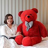 160 cm Dev Papyonlu Ayı,Yumuşak ve Sevimli B&uuml;y&uuml;k Boy Oyuncak Ayı,Oyuncak,Sarılmalık,Papyonlu Ayıcık,Sevgiliye Hediye Ayıcık (