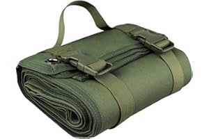 DONGKER AILOVA Tappeto Tiro Tattico,Tappetino Tiro Impermeabile Tappetini Pieghevole con Supporto Fucile Anteriore Posteriore per Caccia Campeggio All'aperto