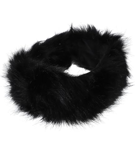 Fascia Per Capelli Invernale Donna - Finta Pelliccia Volpe, 8 Colori