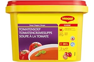 NESTLE PROFESSIONAL MAGGI Professional Tomatencremesuppe, vegetarisch, Ergiebigkeit 20L, 1er Pack (1 x 2kg ProfiBox)