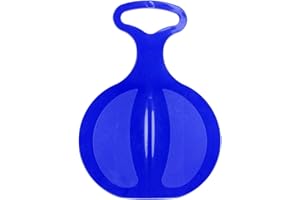 LILENO SPORTS Kinder Poporutscher zum Rodeln (1er Set) - Kunststoff Rutschteller für die ganze Familie - Schlitten Schneerutscher für unvergessliche Wintertage - auch für Erwachsene