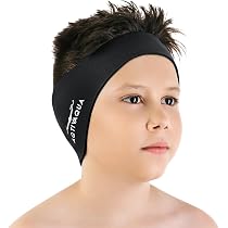Bandeau De Natation Néoprène - Maintient Les Bouchons D'oreille, Taille Ajustable 50-58cm