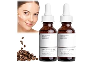 TONISABERY 2PCS Caffeine Solution 5% + EGCG,Caffeine Eye Serum for Anti Aging,Caffeine Eye Cream, Under Eye Cream for Reduce Circles and Puffy Eyes,Eye Wrinkle Cream,Eye Cream for Dark Circles,Eye Bags Remover