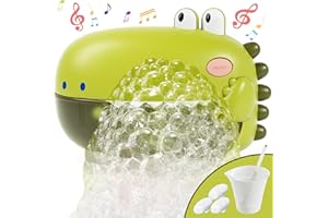 Lehoo Castle Juguetes de Baño, Maquina Burbujas para Bañera, Dinosaurios Juguetes Niños 1 2 3 Año