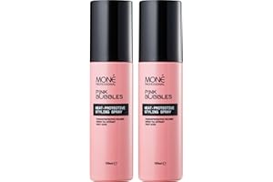 MONÉ PROFESSIONAL - Spray coiffant thermoprotecteur - Protection contre la chaleur et soin des cheveux - Anti-frisottis - Pour des cheveux de soie - Thé vert et d'acides de fruits hydratant (2)