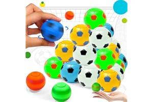 Benaton 12 Stück Fußball Fidget Spinner Ball, Mini Stress Relief Hand Spinner, Kinder Anti Angst Stressabbau Fidget Spinner Ball, Für Kinder Und Erwachsene Gefälligkeiten Stress Relief(4 Farben)