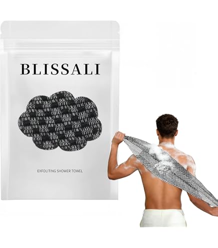 Serviette de douche exfoliante japonaise - antibactérienne, multiple, exfoliation profonde, pour le frottement, le laçage et l'élimination de la peau morte, serviette de massage corporelle unisexe