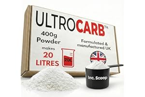 ULTROPOWDER Allendale UltroCarb Ultrasonic Metal & Engine Parts Cleaner - Makes 20L - UK Made Concentrated Cleaning Powder for Carburettors, Tools & Engine Components - Aluminium Safe, 400g