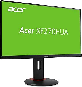 Acer XF270HUA 69 cm (27 Inch) Gaming Monitor (HDMI 2.0, DVI, USB 3.0 Hub, Displayport, 4ms Response Time, 144Hz, WQHD (2560x1440) black
